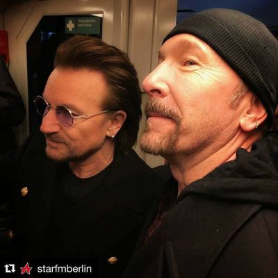 Bono & The Edge -Berlin -Allemagne 06-12-2017