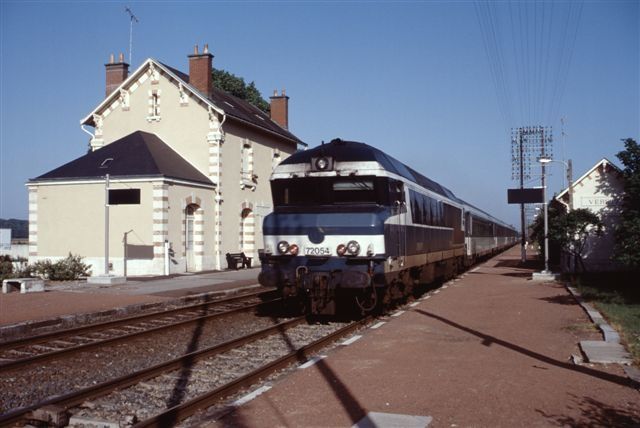 Photos prise avant l'électrification de la ligne