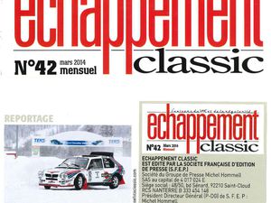 Echappement Classic - Mars 2014