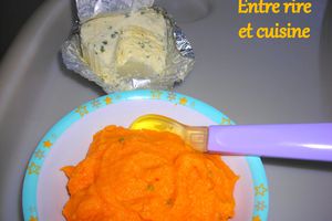 Purée carottes-choux fleur-boursin