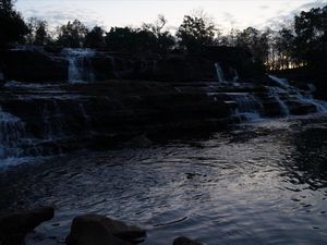 Baignade presque nocturne