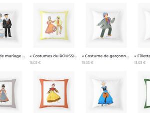 Quelques- uns des articles que vous trouverez sur REDBUBBLE 