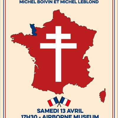 Débat 13 avril 24 - La Résistance dans la Manche avec Michel Boivin et Michel Leblond - Airborne Muséum