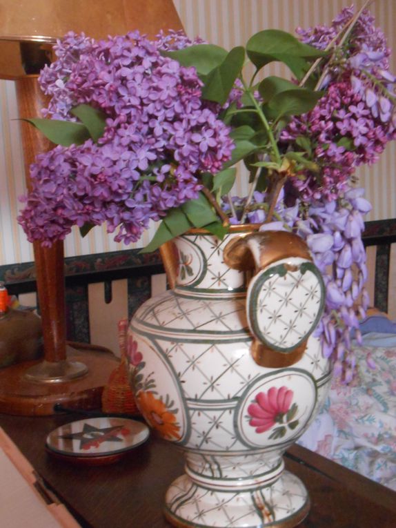 lilas dans un vase,