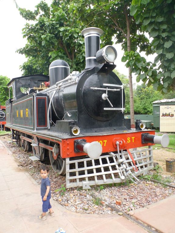 Au musée des chemins de fer de New Delhi