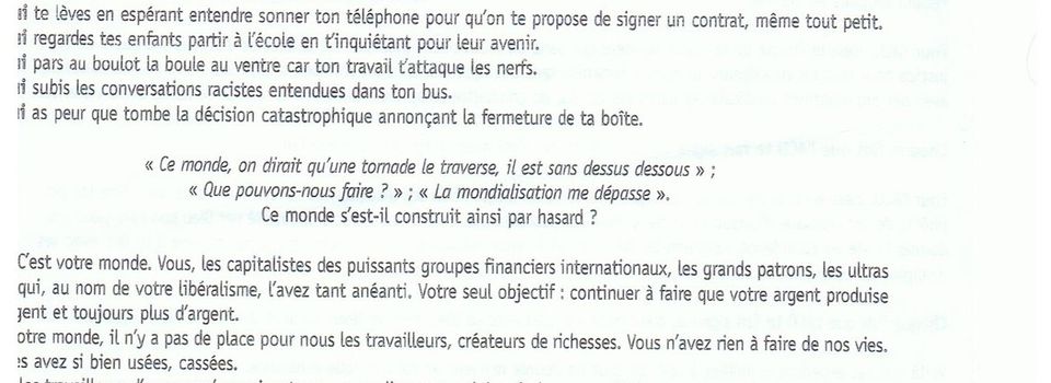 Parole de l'ACO lors de sa Rencontre Nationale 2014