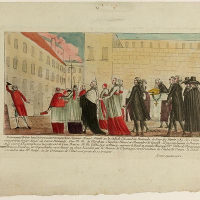 L'enterrement du clergé le 2 novembre 1789 