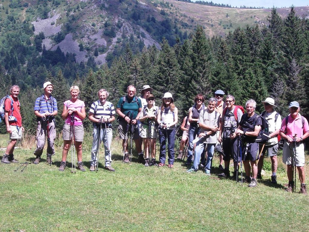 C'était en août, avec les randonneurs