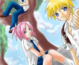 Sakura, Sasuke et Naruto