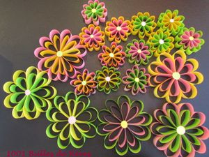 Des Fleurs en papier pour une jolie décoration printanière de Pâques