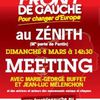 Un front de gauche pour une autre Europe ! meeting le 8 mars à 14h30 au Zénith