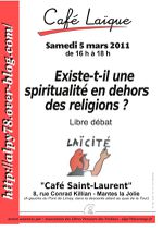 Café laïque : 5 mars 2010