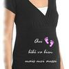 Valoufloc :Tee shirt de grossesse personnalisé