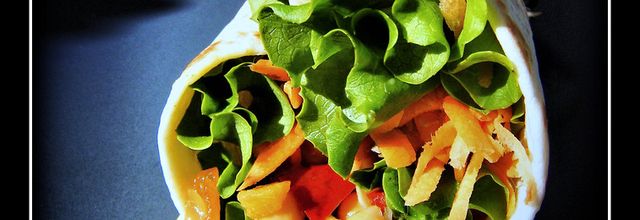 Indian Wraps / Wraps à l'indienne (vegan, sans oeuf ni plv)