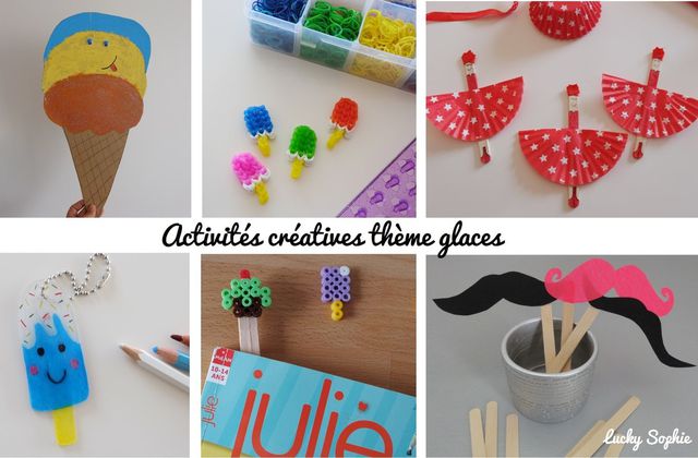 Activités créatives thème glaces