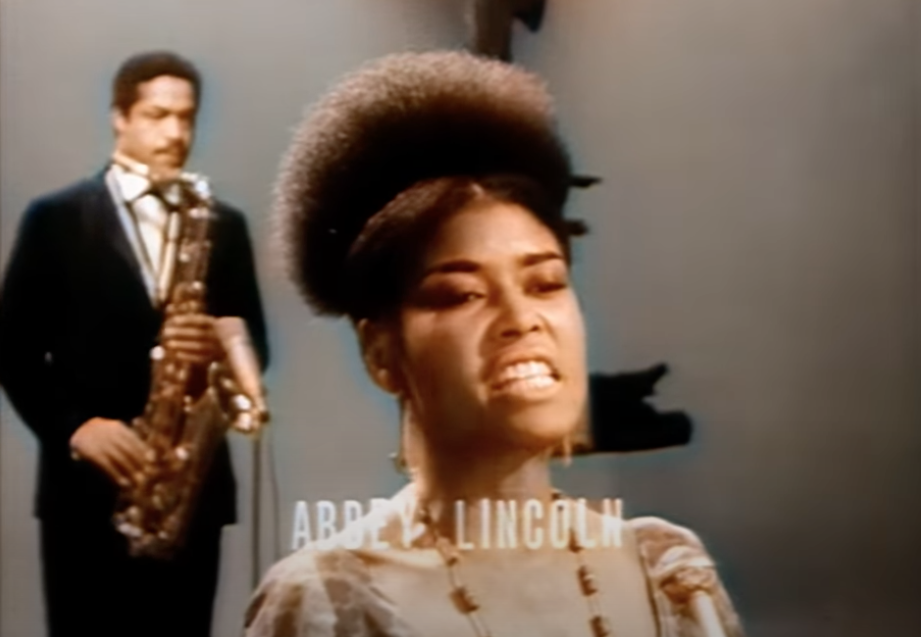 Max Roach Quartet &amp; Abbey Lincoln, Belgium, January 10, 1964 (Colorized)