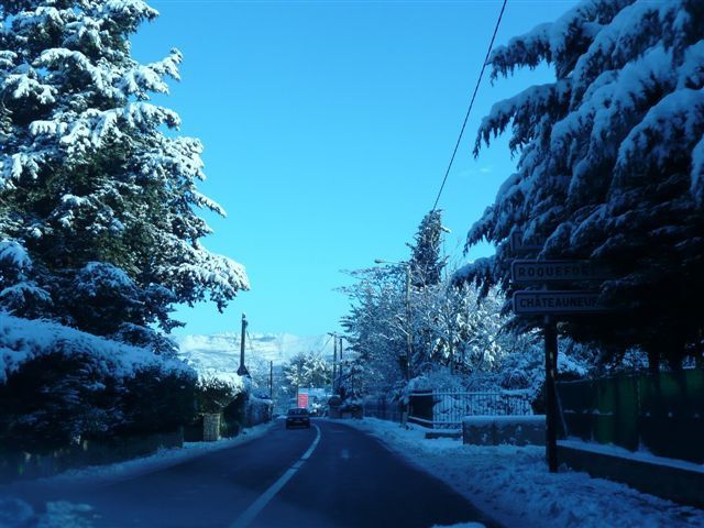 ANTIBES SOUS LA NEIGE