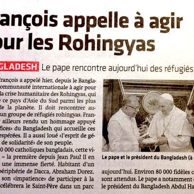 Les Rohingas, sont chassés en raison de leur action violente depuis 1947 visant à imposer l'Islam par la force aux Birmans .