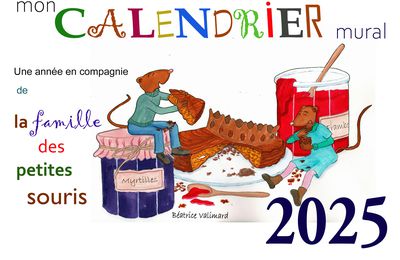 Calendrier 2025 des petites souris : en route chez l'imprimeur !