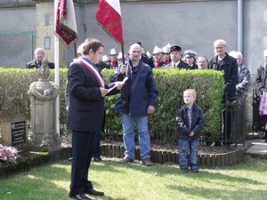 Commémoration du 8 mai à Algrange en 2010