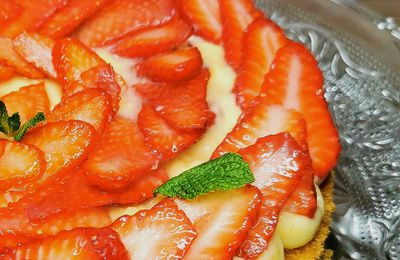 Tarte aux fraises 