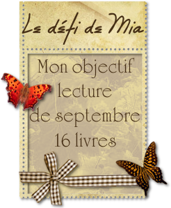 Défi de Mia - bilan septembre