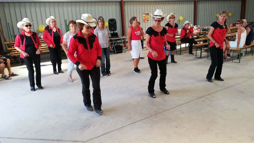 Medley vidéos et photos démo Cowboy Country 45 le 3 aout 2019 St Maurice sur Aveyron 