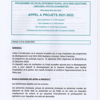 La Nouvelle-Aquitaine et l'Union européenne, avec le Ministère de l'agriculture et de l'alimentation lancent deux appels à projets