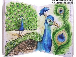 ❤ AQUARELLES et DESSINS AUX CRAYONS - (cliquez sur les vignettes)