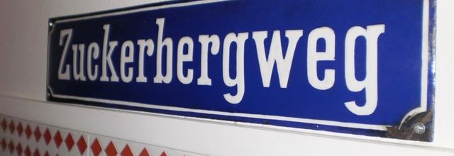 Zuckerbergweg !