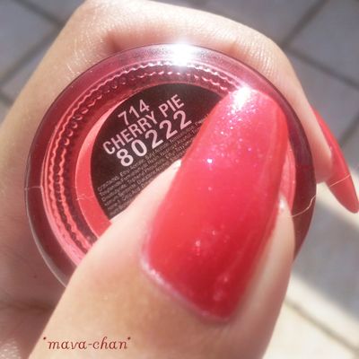 Swatch China Glaze - Cherry Pie