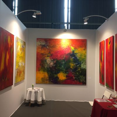 Exposition de Brigitte Garcia au Salon d'Art Contemporain Art3f Nantes 2017