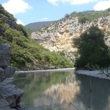 Vélo-Pique nique aux Gorges de l'Eygues, CANICULAIRE !!!