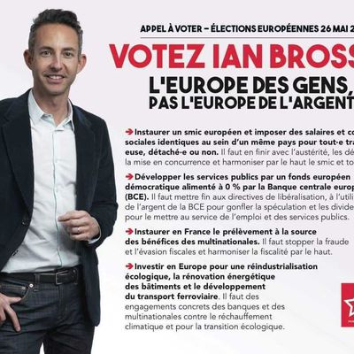 Votez Ian Brossat : l'Europe des gens, pas l'Europe de l'argent !