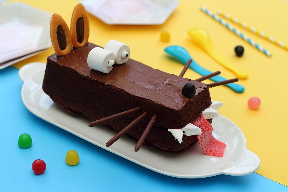 Gâteau d'anniversaire enfant le loup - Amandine Cooking