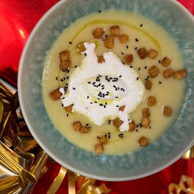Soupe de poireaux et pommes de terre de Cyril Lignac dans Tous en Cuisine
