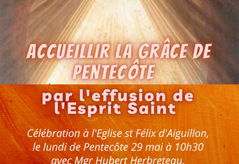 Pour accueillir la grâce de la pentecôte par l'effusion de l'Esprit Saint