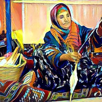 Portrait d'une femme Amazigh par Mohamed Mouhib