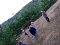 Participation de Céline, de passage à Hombourg-haut, qui a animé notre pratique au son de son Handpan et de nos bols chantants. 