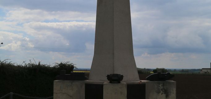 Somme 14-18, le site du moulin à vent à Pozières