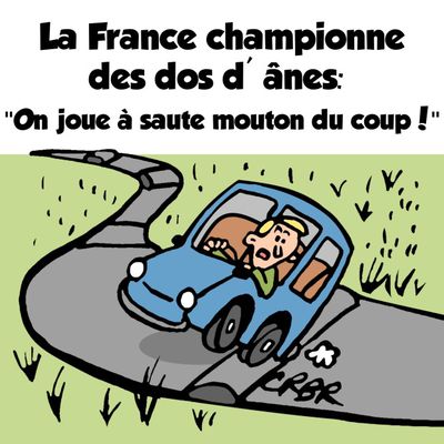 La France championne des dos d' ânes