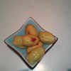 Mini Madeleines vanille-cerise et noix de coco