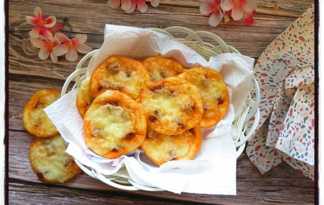 Tuiles au chorizo et à la mozzarella