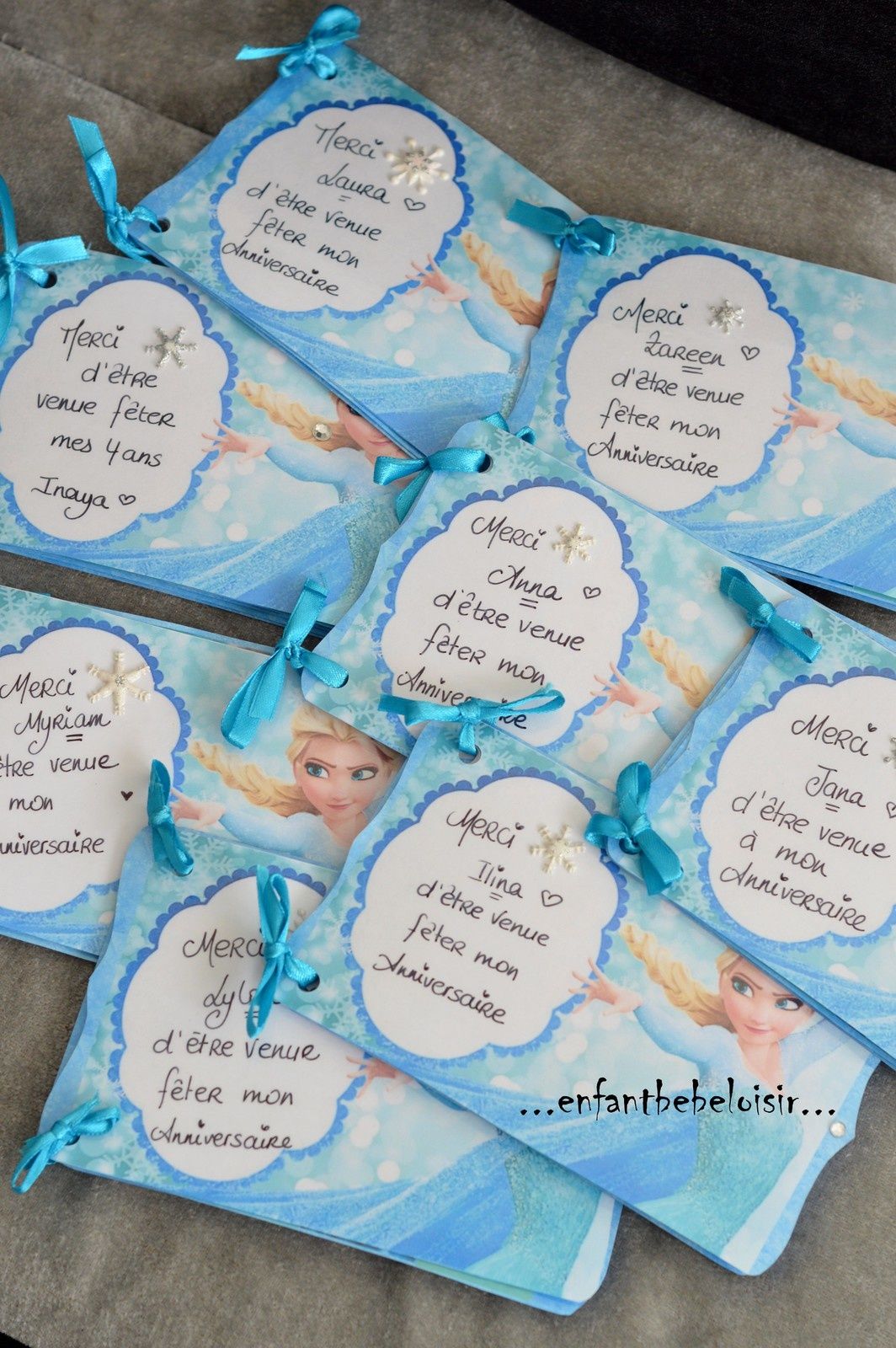 Cartes Livrets Remerciement Anniversaire Enfant Bebe Loisir