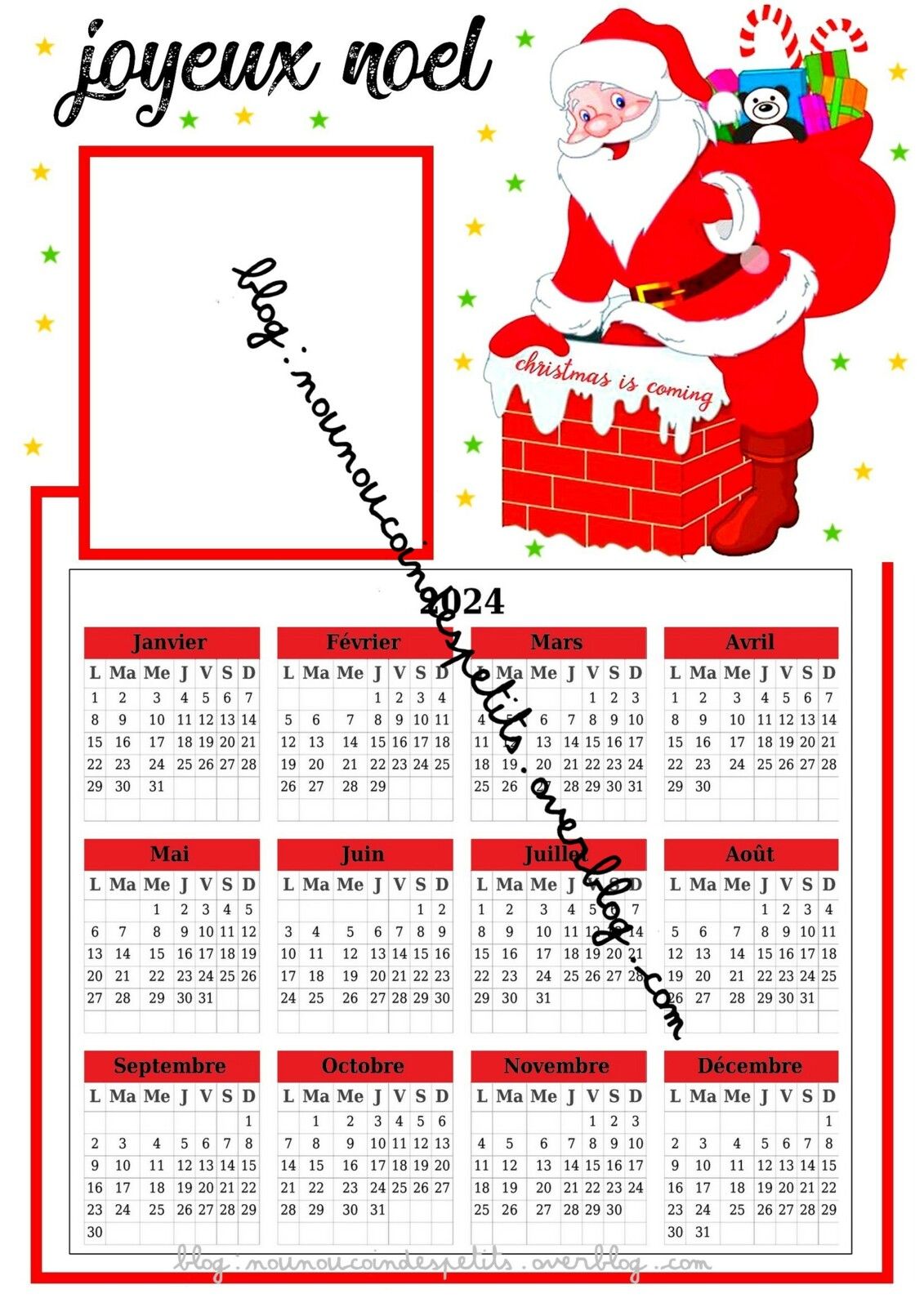 Calendrier photo : un cadeau pour l'année