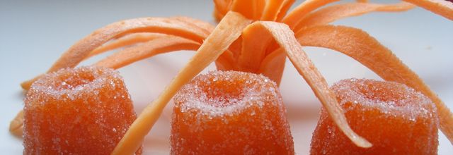 Pâtes de fruit carotte-gingembre
