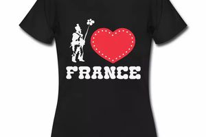 T shirt France I Love France FNR