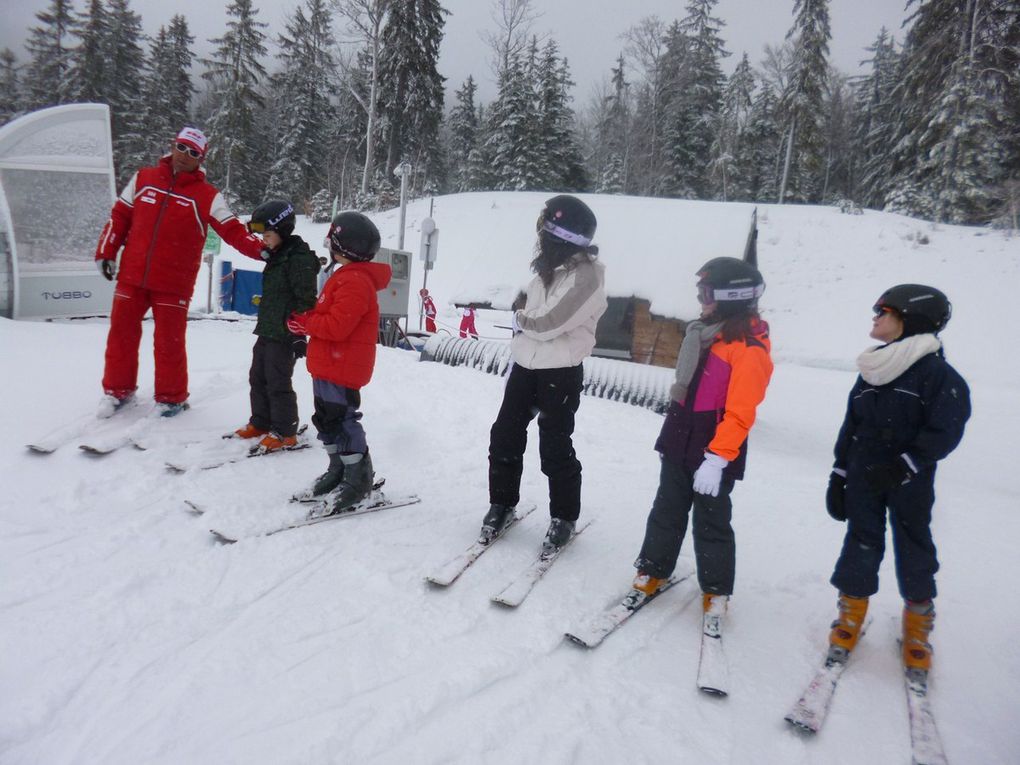Premier cours de ski