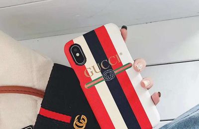 Gucci Coque iPhone XS/XS Plus/X Plus/2018 Marque Luxe