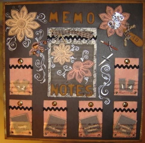 Mes canvas, mémo, mini bloc et divers (ATC, embellissements...)